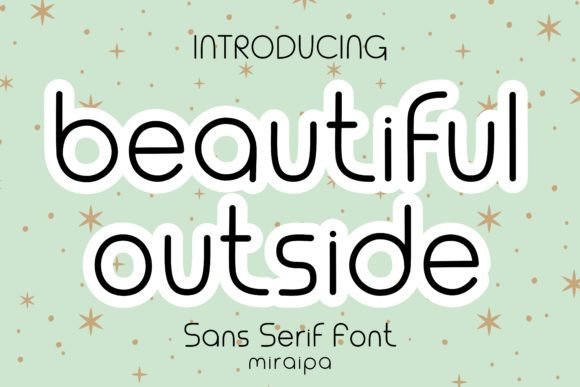 Beautiful Outside Font for Modern Marketing Graphics