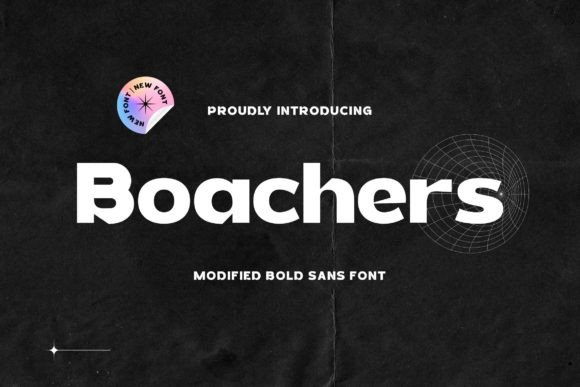 Boachers Font: Bold Sans Serif for High-Impact Campaigns