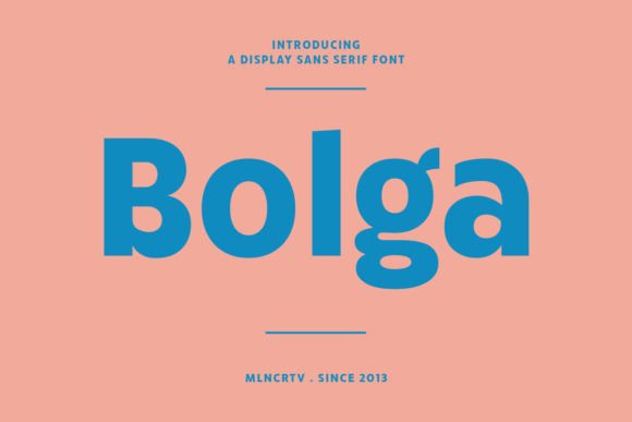 Bolga Font: Bold Display Type for Modern Campaigns