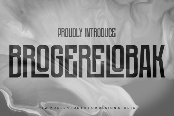 Brogerelobak Font for Bold Web Design and Branding