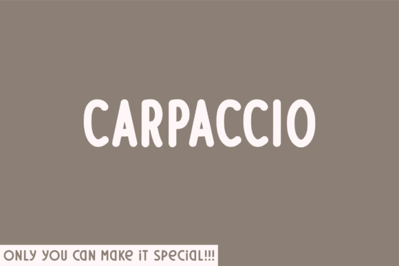 Carpaccio Font Review: Elevating Small Business Branding