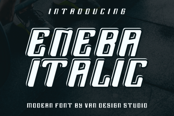 Eneba Italic: Elegant Sans Serif Display Font