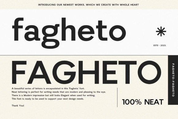 Fagheto Font: Elevating Small Business Branding