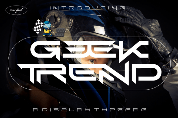Geek Trend Font: Cyberpunk Typography for Digital Layouts