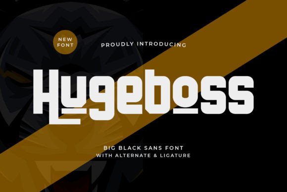 Hugeboss Font: Bold Sans Serif for Editorial Impact