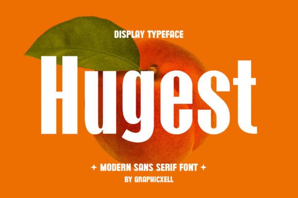 Hugest Font: Minimalist Sans Serif for Business Branding