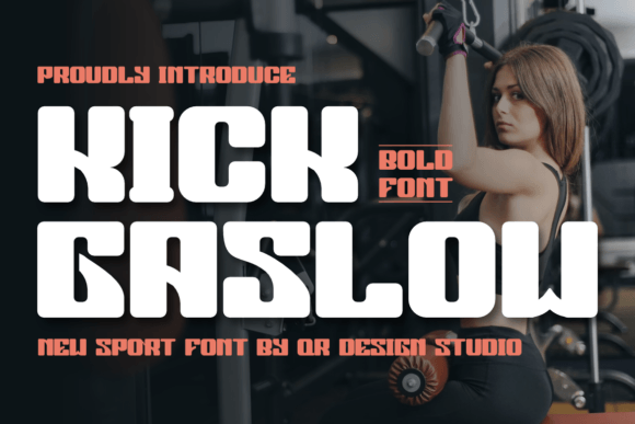 Kick Gaslow Font: Bold Display Typography for Web Design
