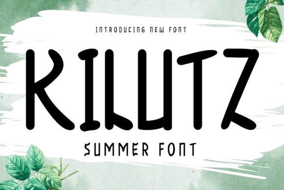 Kilutz Font: Summer Sans Serif for Web Design
