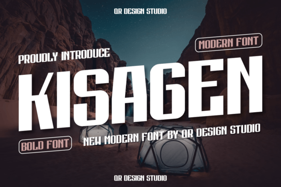 Kisagen Font: Bold Editorial Typography for Impactful Content