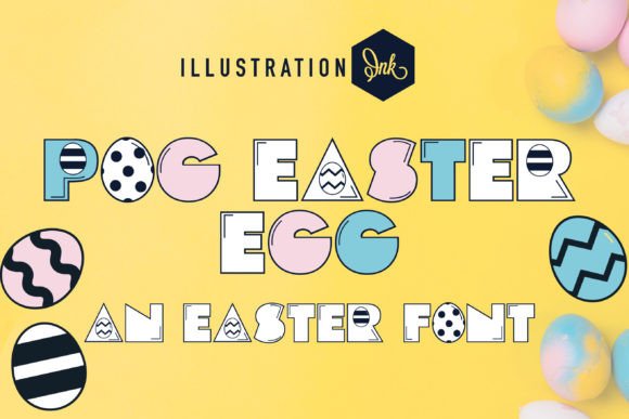 Pog Easter Egg Font for Playful Video Game Campaigns
