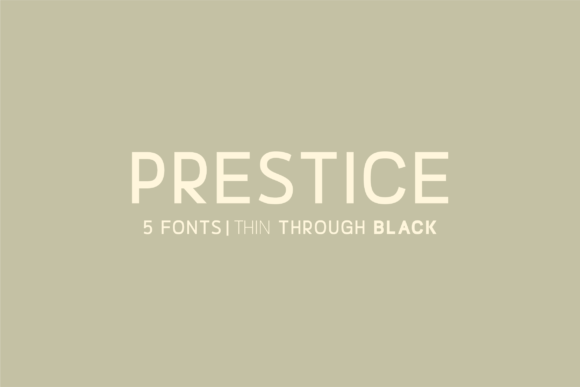 Prestice Font: Modern Elegance for Editorial Design