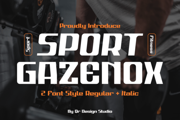 Sport Gazenox Font: Testing a Bold Display Typeface