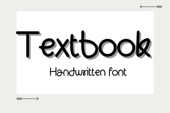Textbook Font: Handwritten Style for Digital Marketing