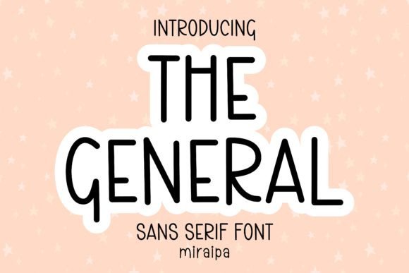 The General Font: Playful Handwritten Style for Branding
