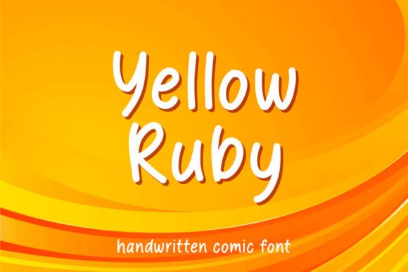 Yellow Ruby Font for Playful Brand Identity Design